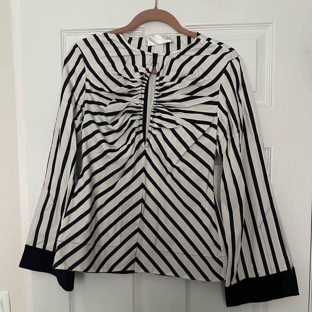 SOLACE LONDON STRIPED BLOUSE! SIZE M!